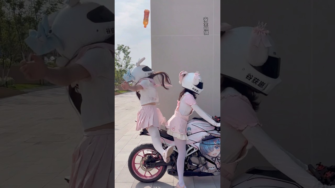 Let's go race ride to motorcycles girl I love it so much