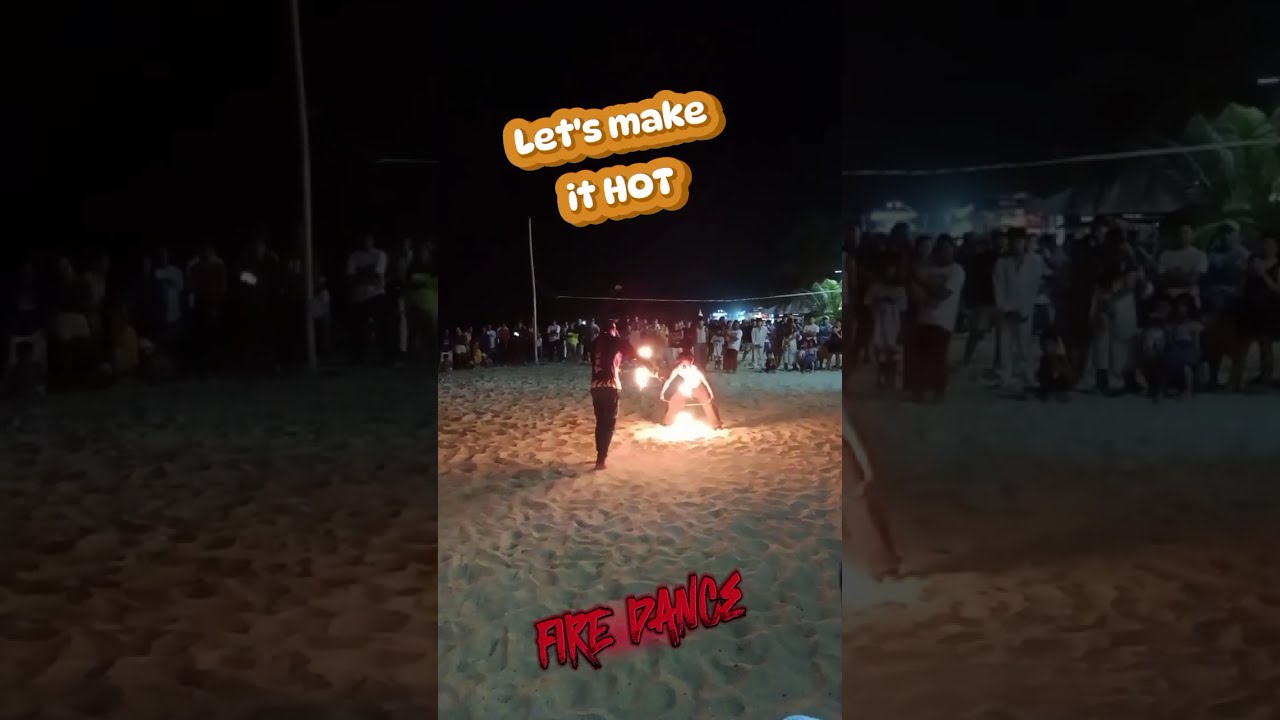LETS MAKE IT HOT 🔥🔥|BEACH FIRE DANCE #firedancer #fire #firedance #beach #travel #puertogalera