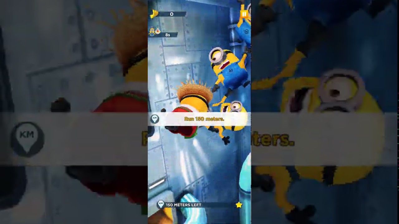 Let's Play - Minion Rush, Chapter 1 - Mission 4, Run 150 meters