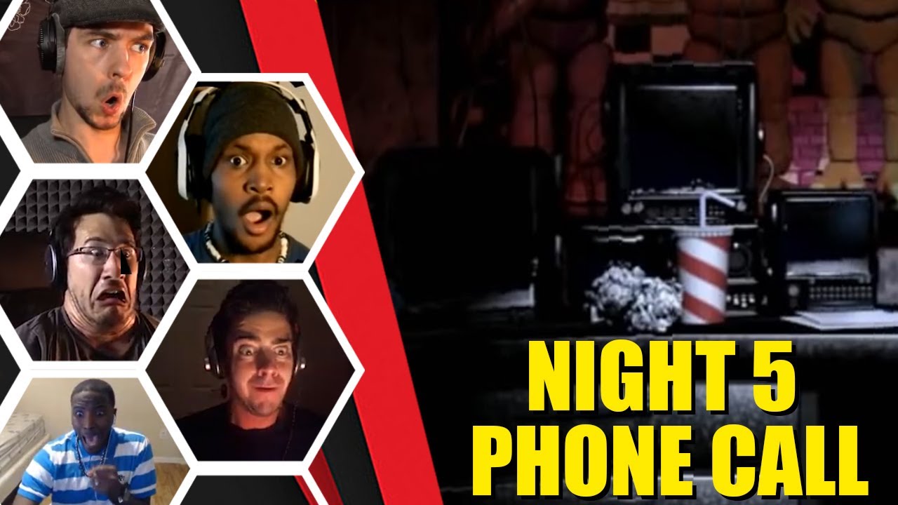 Lets Player's Reaction To The Night 5 Phone Call - Five Nights At Freddy's