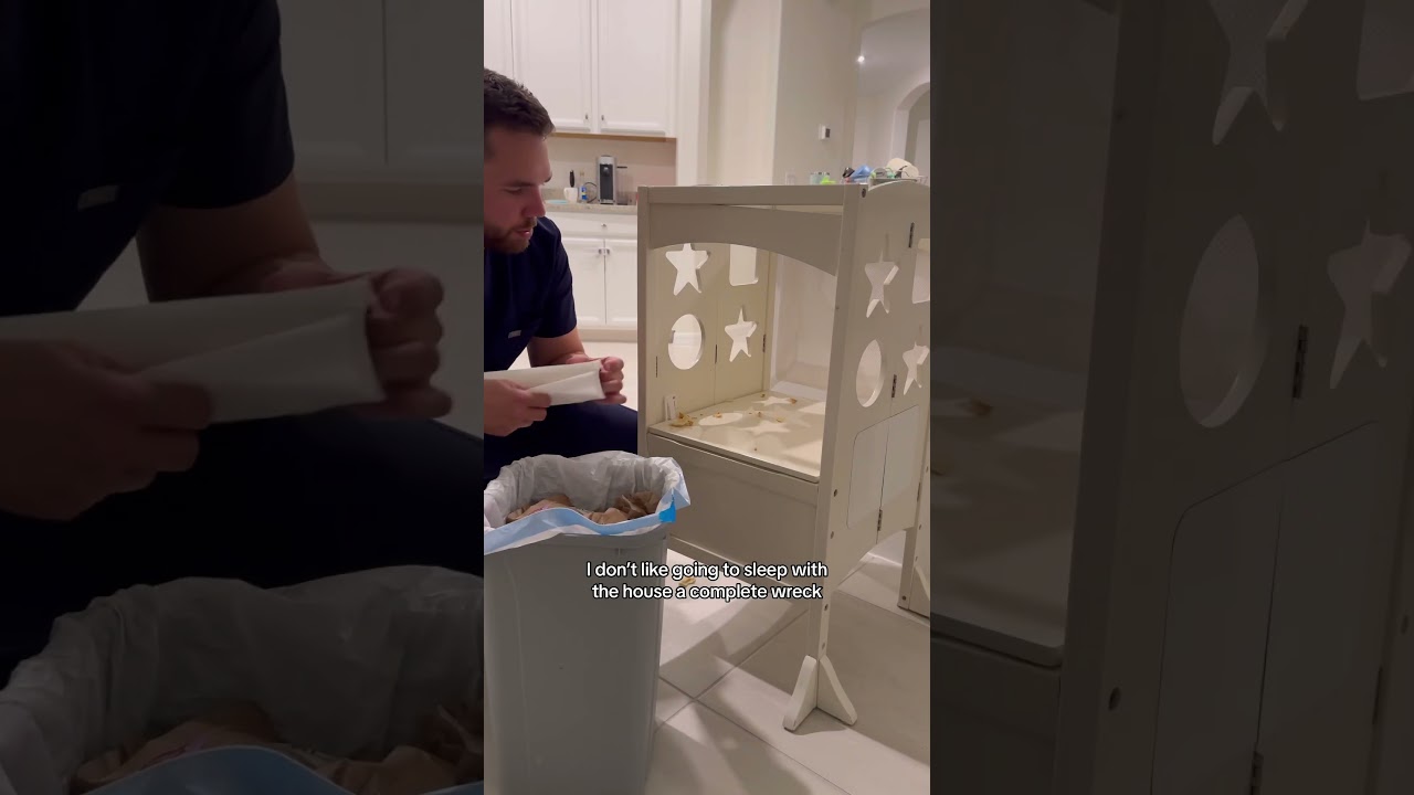 LET’S SEE HOW LONG IT TAKES ME TO CLEAN 🥴 #dad #vlog #vlogging #cleaning #health