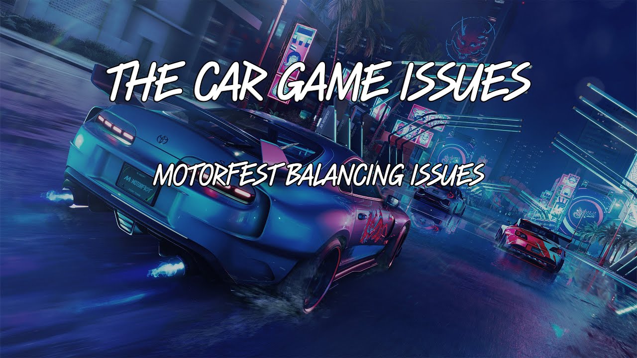 Lets talk about the Car MMO Issues