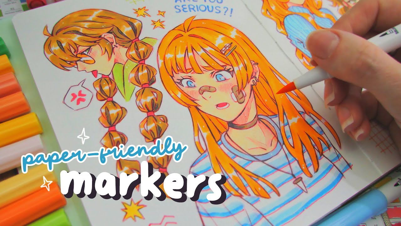 let's try out the Ohuhu paper-friendly PUPE markers ✨