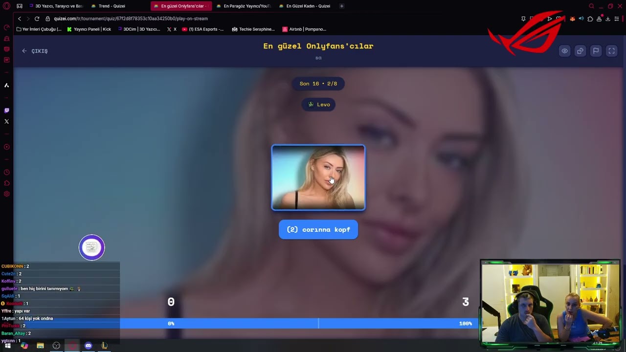 LEVO VE BAHAR YENGE EN GÜZEL ONLYFANS'ÇILAR VE EN GÜZEL KADINLAR QUİZEİ SEÇİYOR #levo @levo