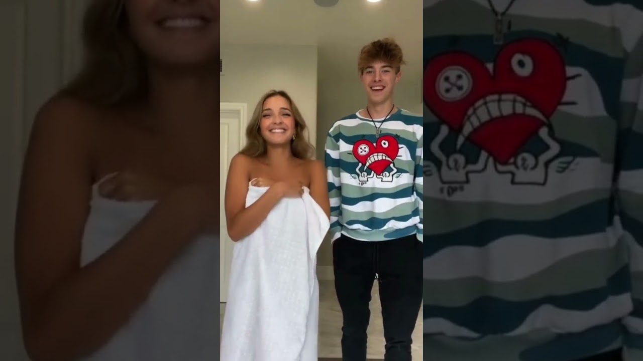 Lexi Rivera flashing  prank on  Jermy Hutchins 😂😂❤ #ampsquad #lexirivera #jeremyhutchins #tiktok