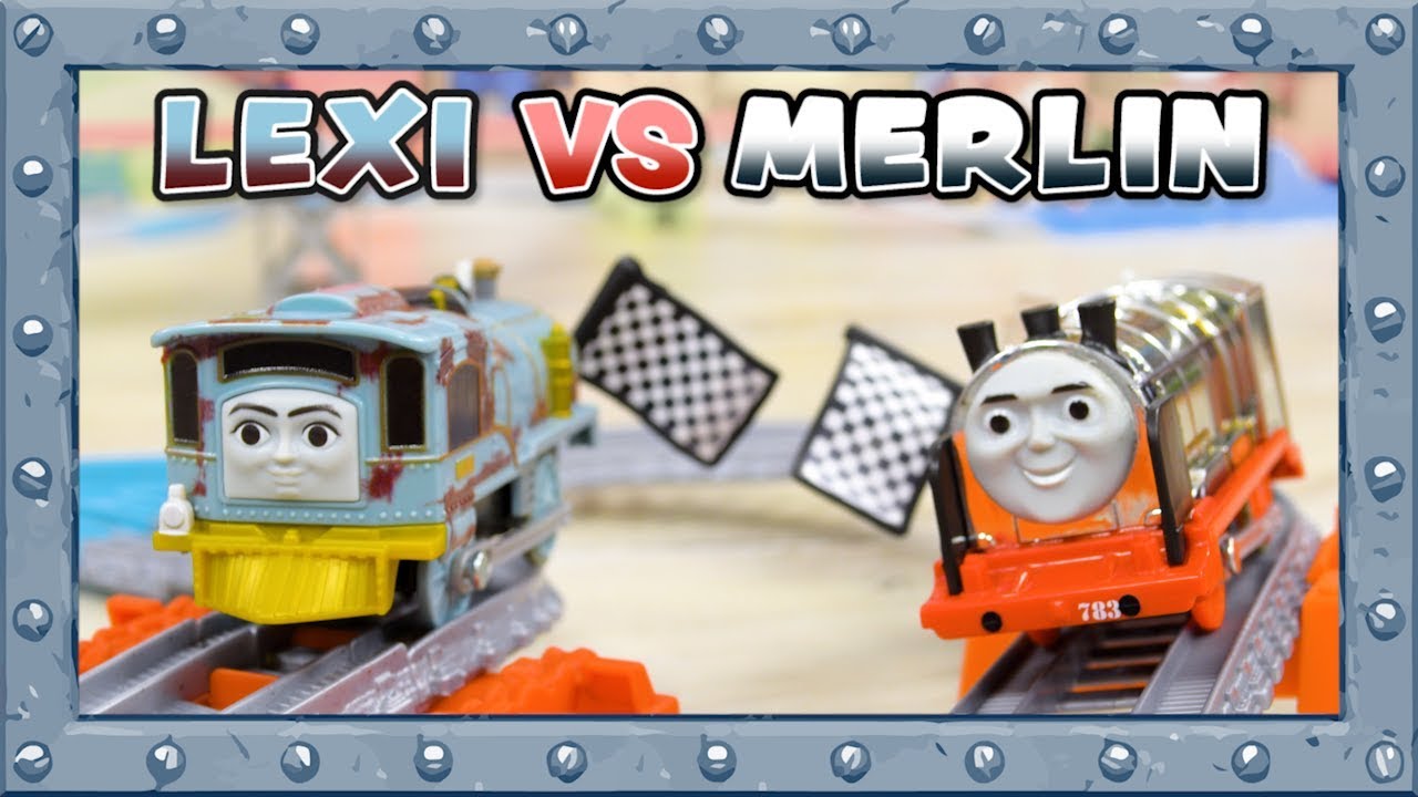Lexi versus Merlin! Incredible challenge! Who’s going to win? | TrackMaster | Thomas and Friends #64