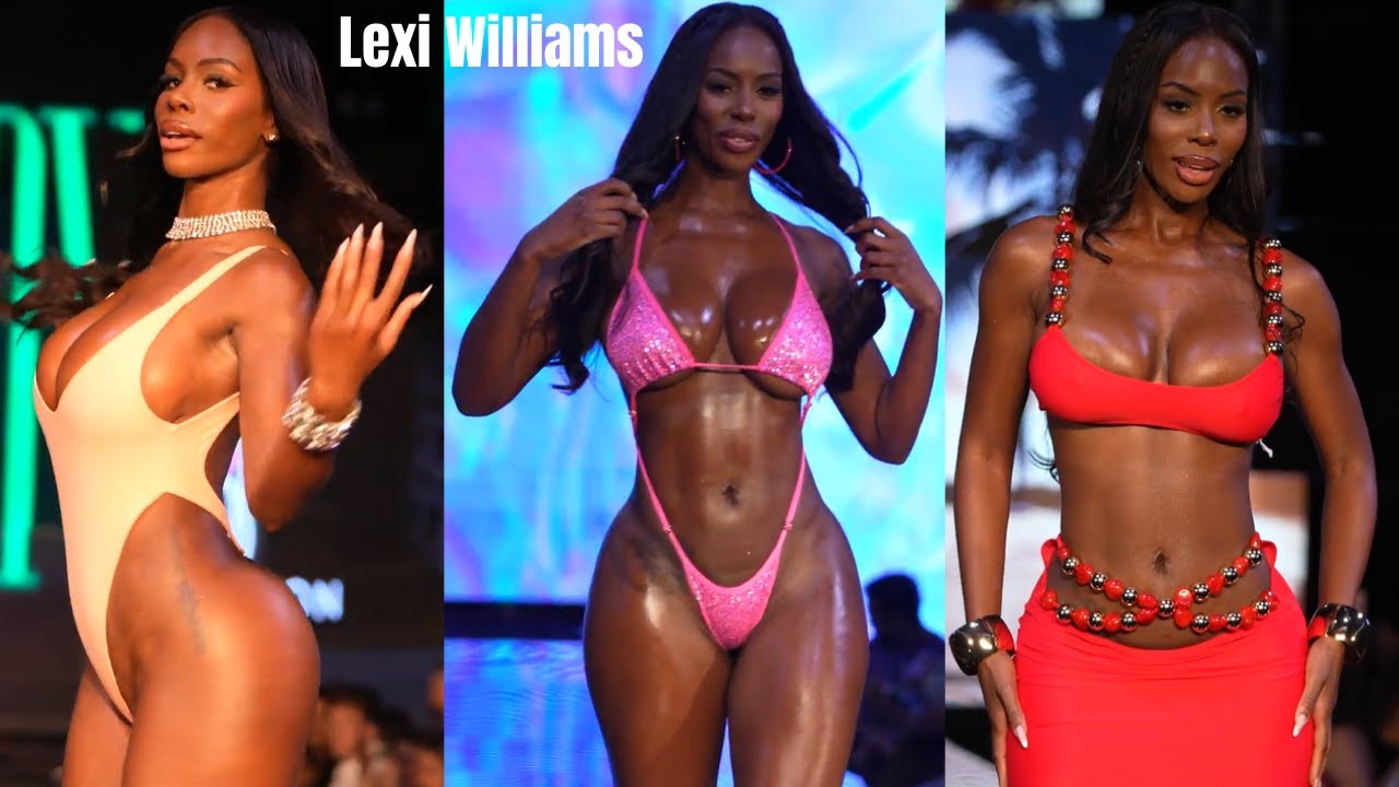 LEXI WILLIAMS x Miami Swim Week 2024 | Bikini Swimwear Model | 4K Vertical Video In Slow Motion
