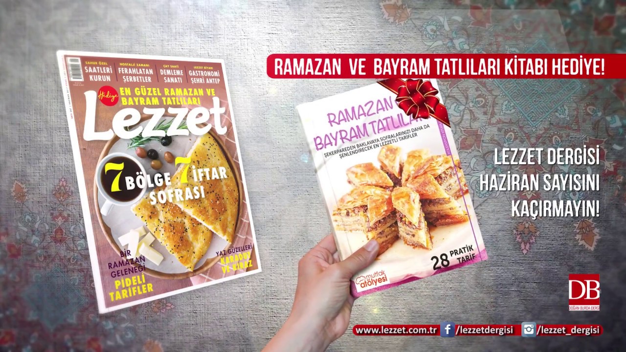 Lezzet Dergisi Haziran Sayısı TV Reklamı