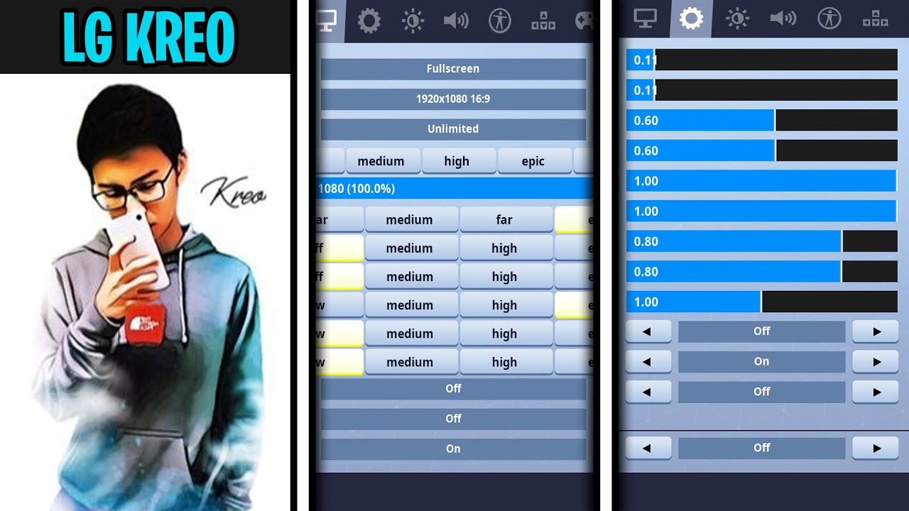 LG Kreo Fortnite Settings, Keybinds & Peripherals