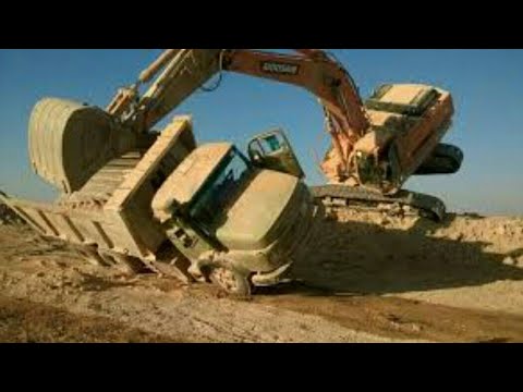 Çılgın Kepçe ( Ekskavatör ) Operatörleri İş Makinaları İle Show Time