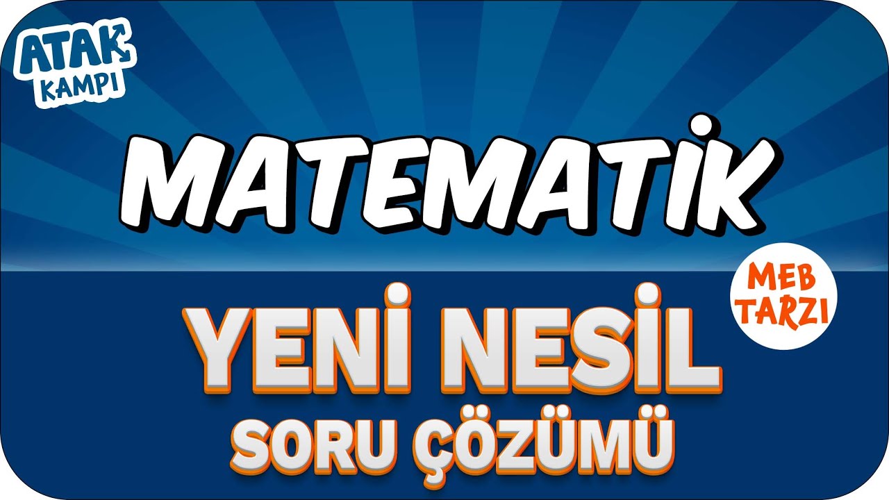 LGS MATEMATİK YENİ NESİL SORU ÇÖZÜMÜ 🚀 ORTA-ZOR SORULAR❗