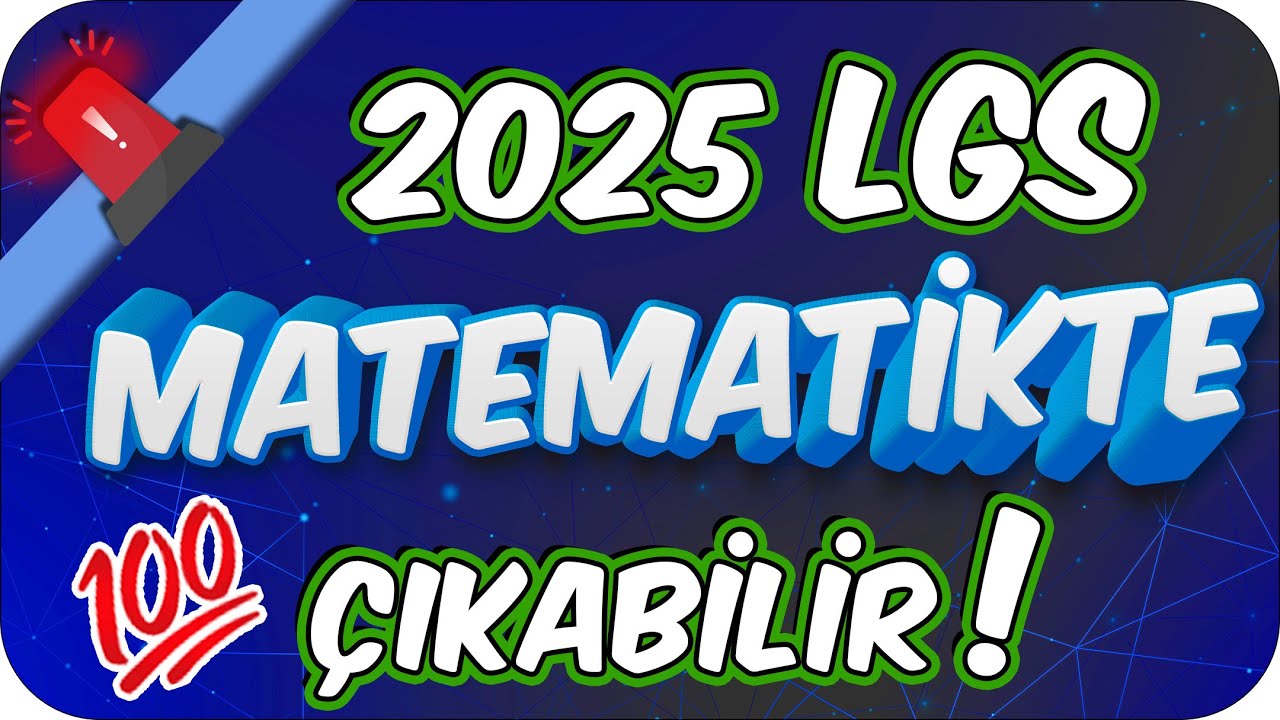 LGS MATEMATİKTE ÇIKABİLİR! 🎯 BU SORULARI GÖRMEDEN SINAVA GİRME❗