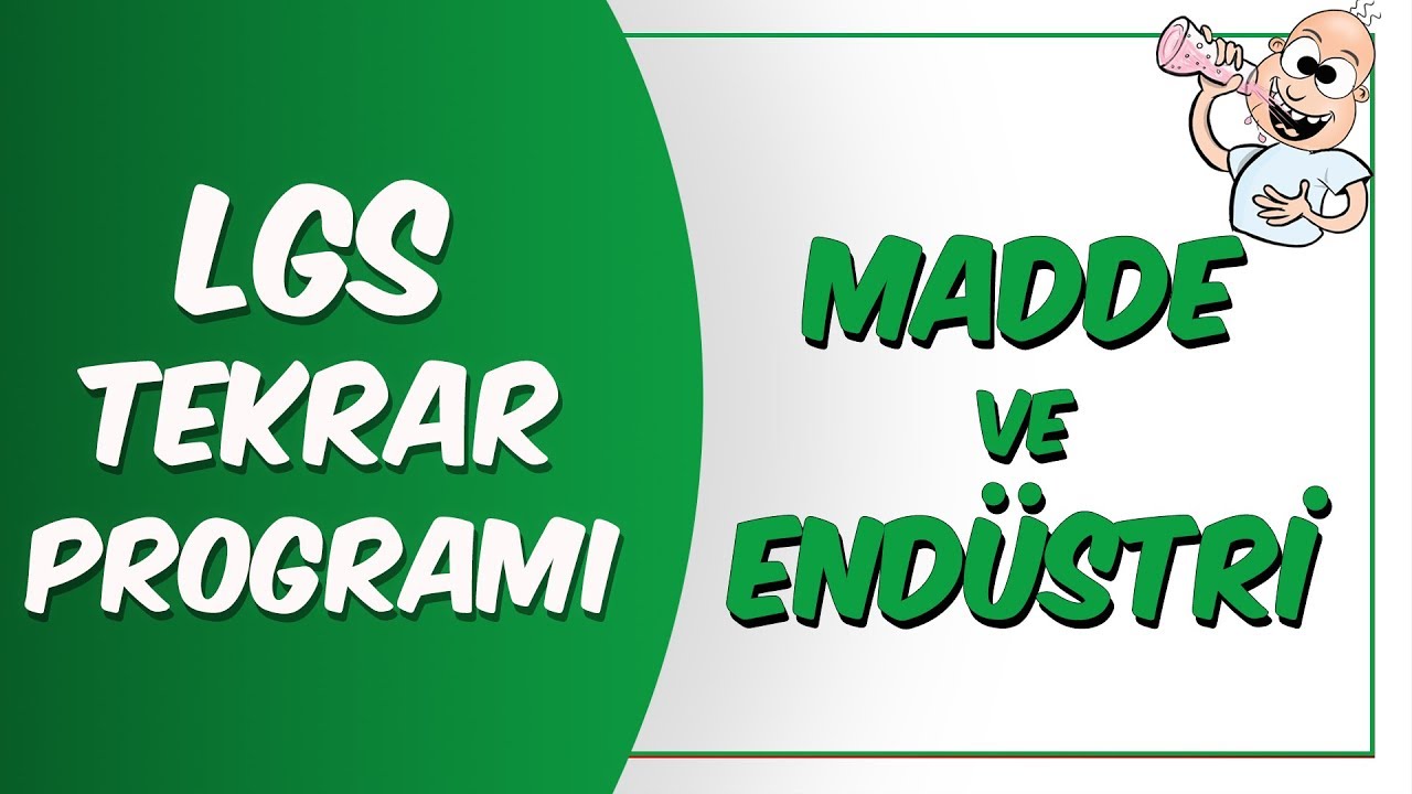 LGS Tekrar Programı Fen | Madde ve Endüstri
