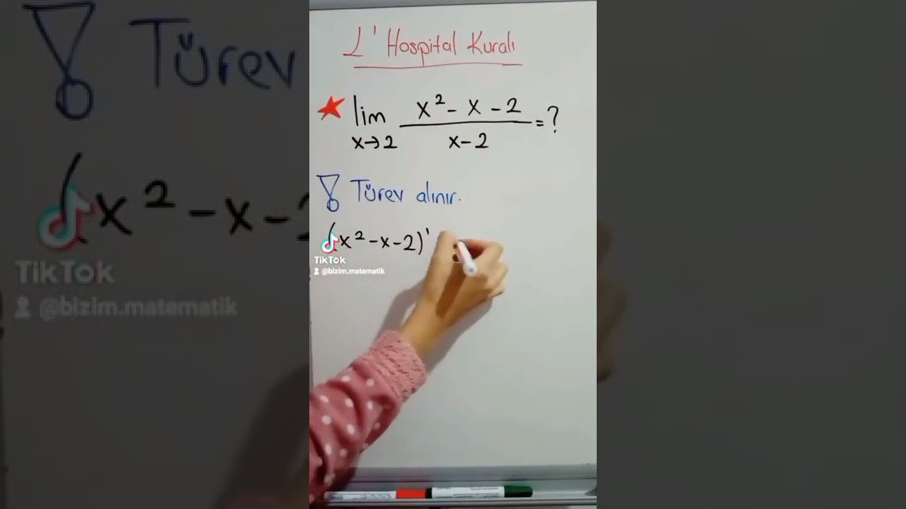 L'Hospital Kuralı #fyp #kesfet #matematik #ayt #tyt #youtube #shorts #video #maths #like #reels #ask