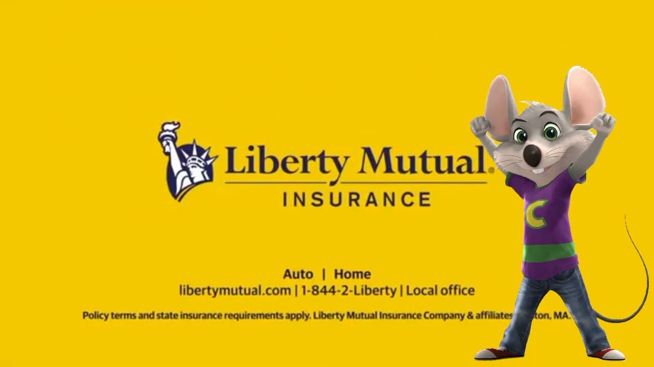 Liberty mutual logo bloopers - funny video - feat: chuck e cheese