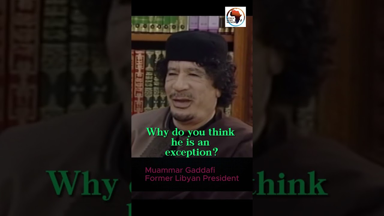 Libyan President Muammar Gaddafi Was Wrong about US President Barack Obama (2010 Interview).