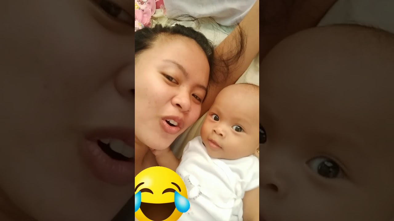 Licking momma's face🤭🤣🤣