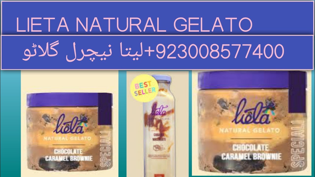 Lieta gelato Ice Careem +923008577400 @order now#