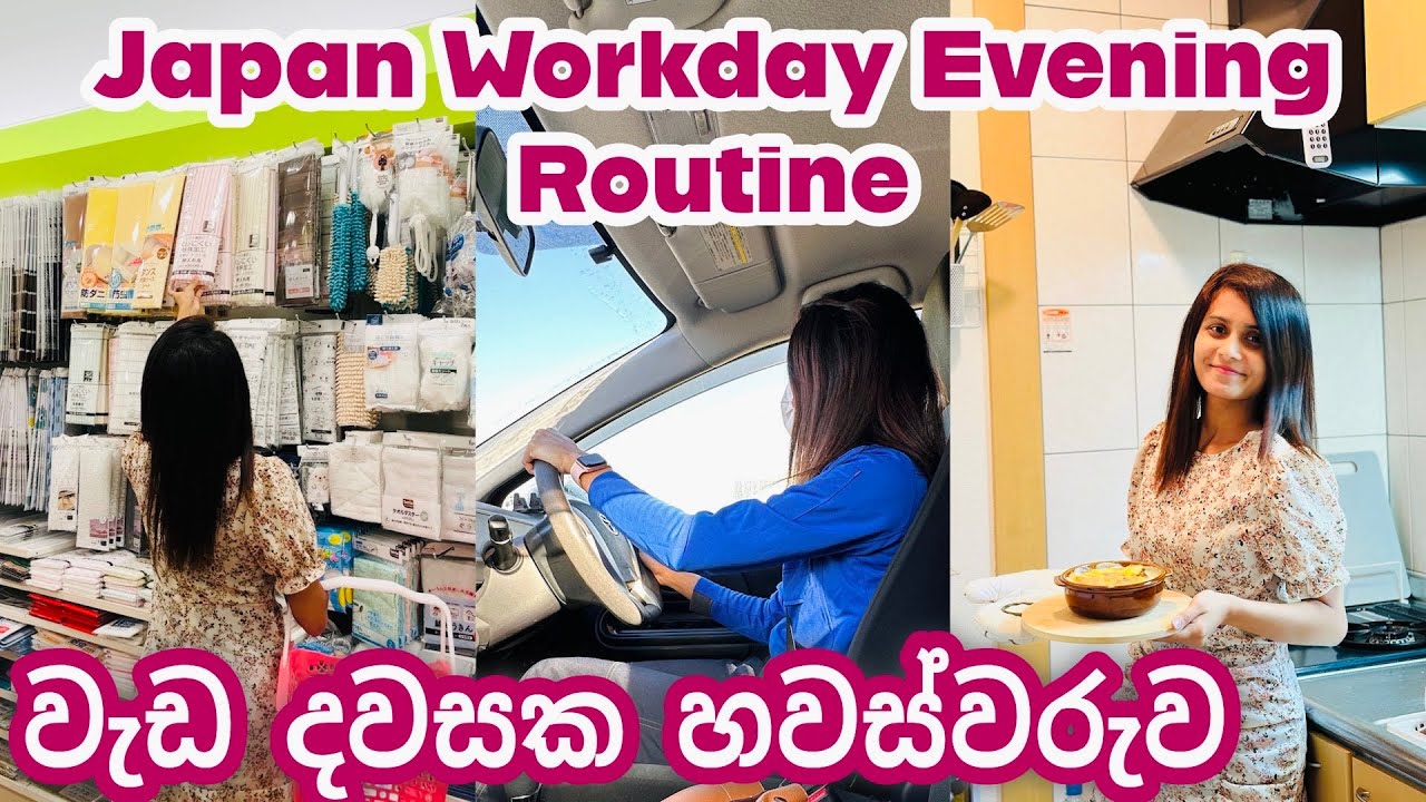 LIFE IN JAPAN🇯🇵| Student කාලේ මගේ මාසික වියදම් | Workday Evening Routine | වැඩ දවසක හවස්වරැව