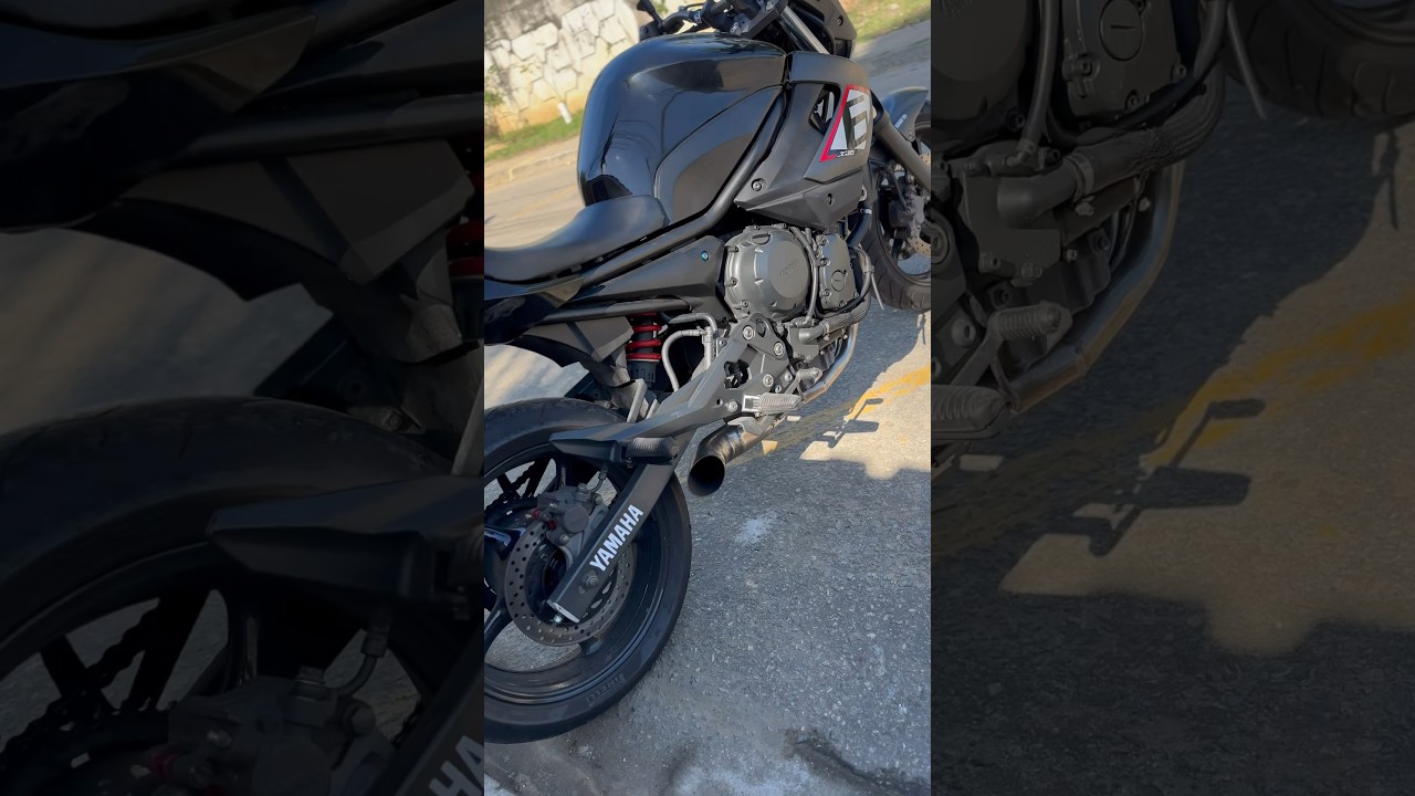 Ligando xj6 de manhã com atalla 3 polegadas #sóocano #viral #99moto #yamaha #hornet #xj6 #atalla