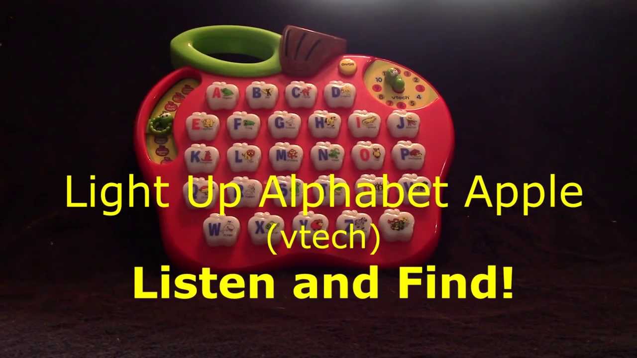 Light Up Alphabet Apple (vtech), Listen and Find