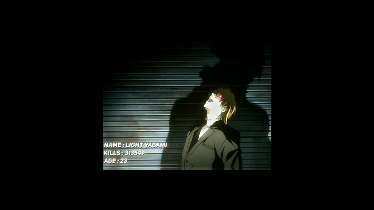 Light Yagami☠| #animeedit #viral #fyp #inevitninja #deathnote