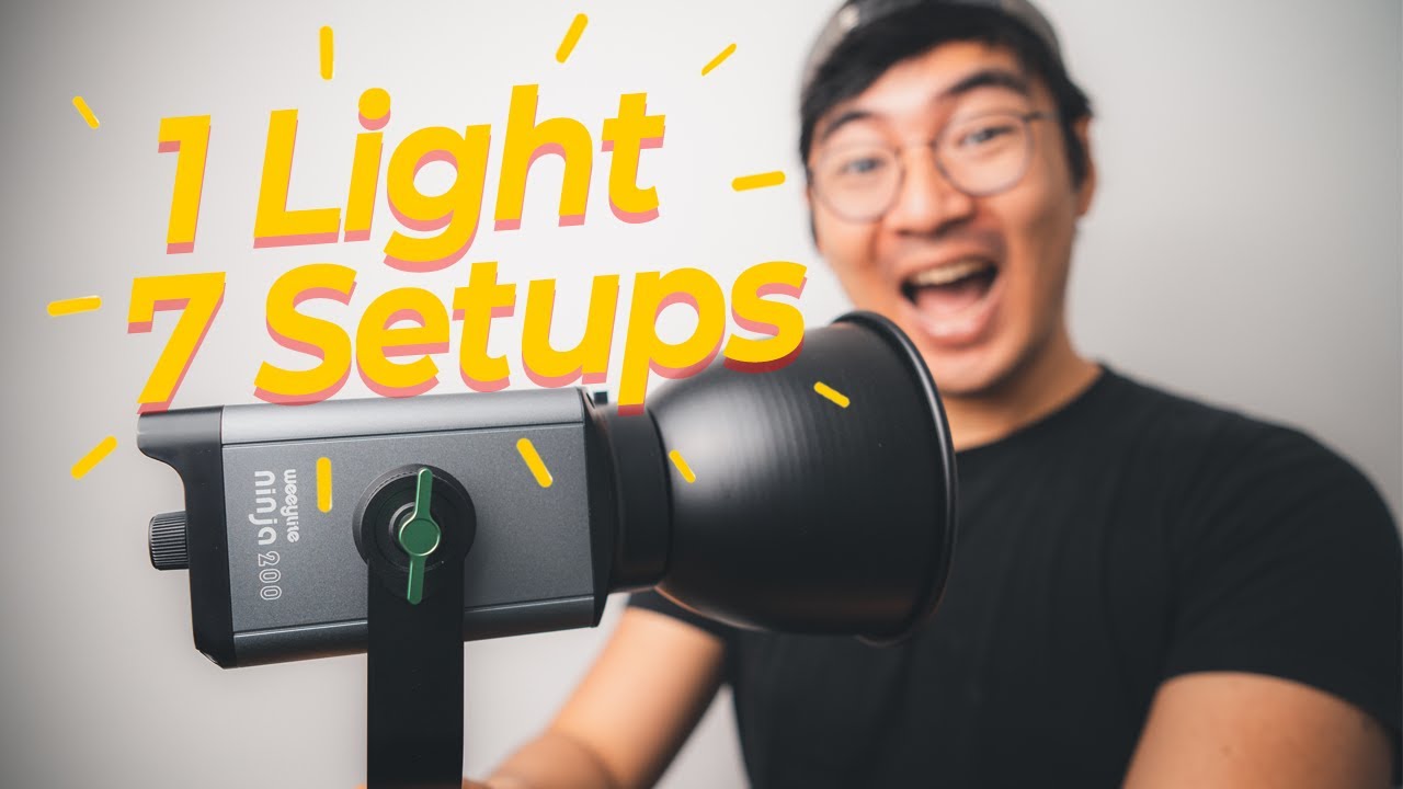 Lighting Your Video With Just ONE LIGHT!