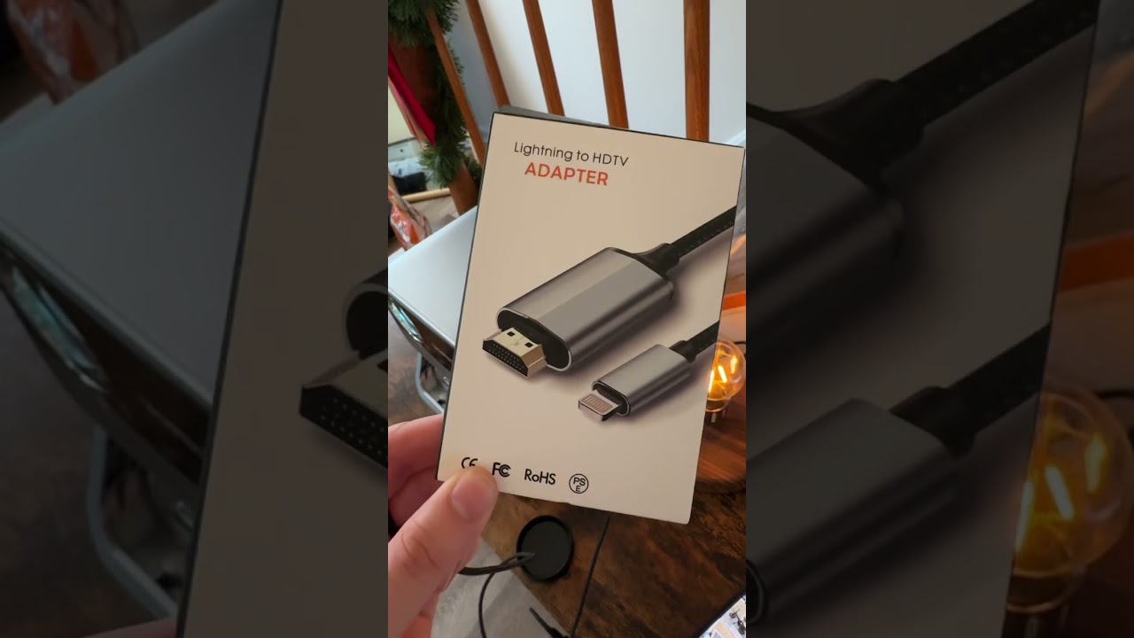 Lightning iPhone to HDMI cable