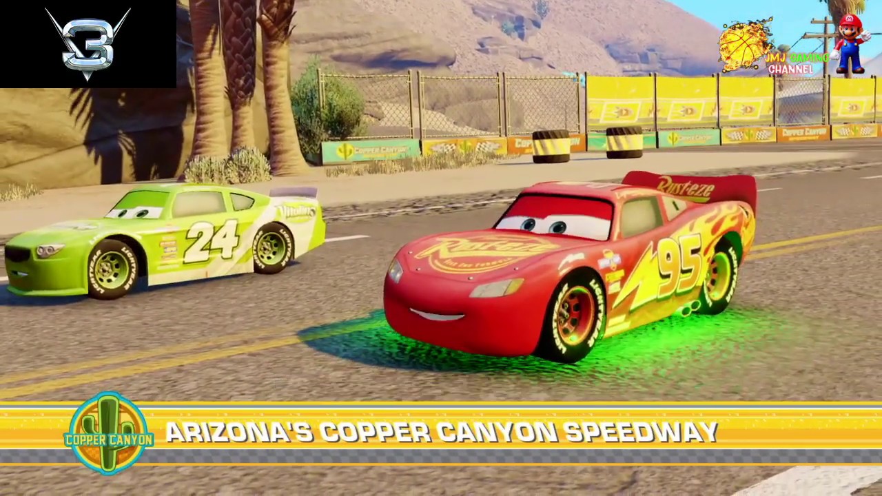 Lightning McQueen Battle Race | Disney Infinity 3 0 Gameplay