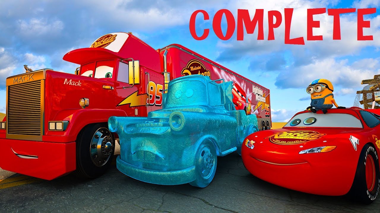 Lightning McQueen Mission Story of The FROZEN MATER Movie CARS 3 4 KIDS and DISNEY PIXAR Princess