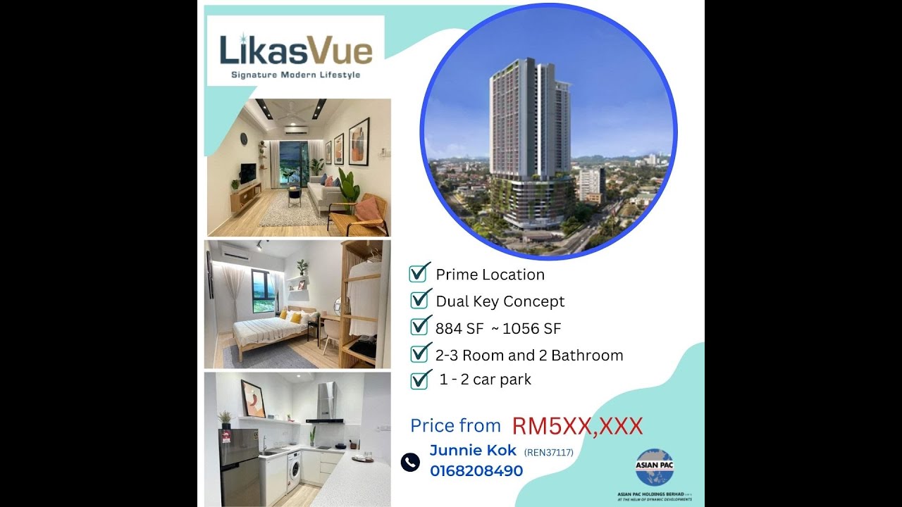 Likas Vue | The Cheapest Investment in Likas Town, Near to KK Town