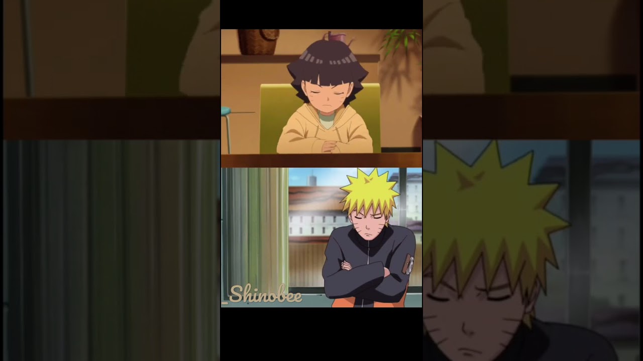 Like Father like daughter🙂💙.Himawari and Naruto Uzamaki.#Shorts.