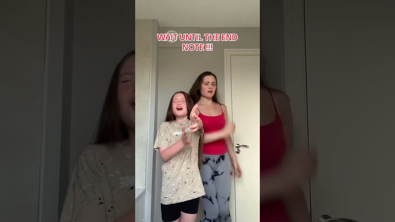 Lil and Big Sis “Power X Heart attack” challenge #heartattack #power #littlemix #reels #thekksisters