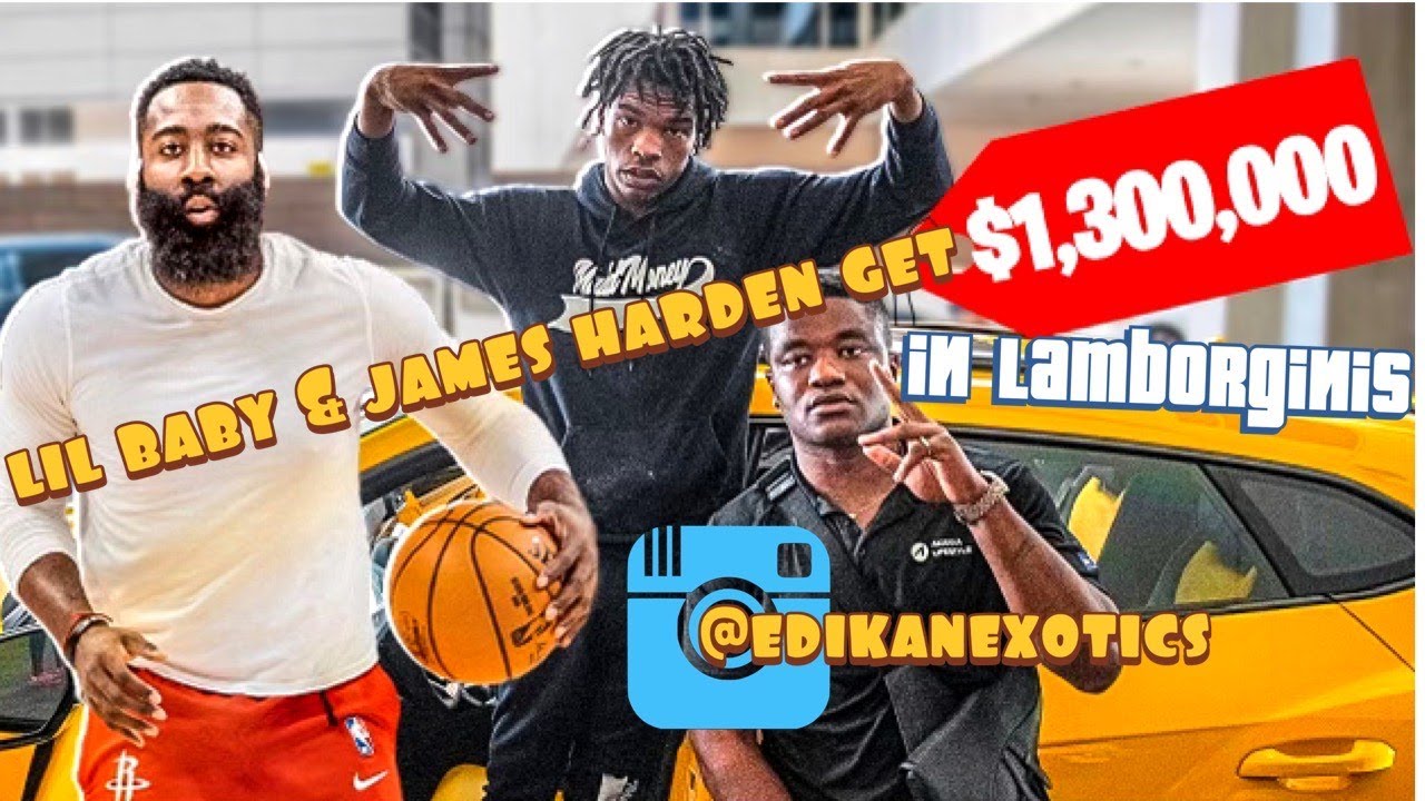 Lil Baby & James Harden get over $1.3 Million in Lamborghinis from @edikanexotics .