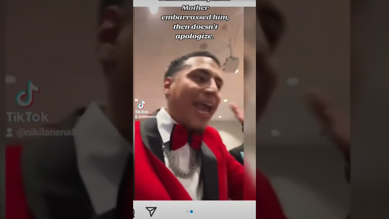 Lil James Tucker Mom embarrassed him by dancing at a kid prom. #LilJames #BadParenting