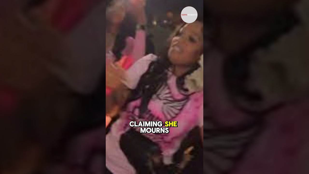 Lil Ronnie's Baby Mama Flashes Stacks of Cash at  Slain Daugther's Memorial #shorts #trending