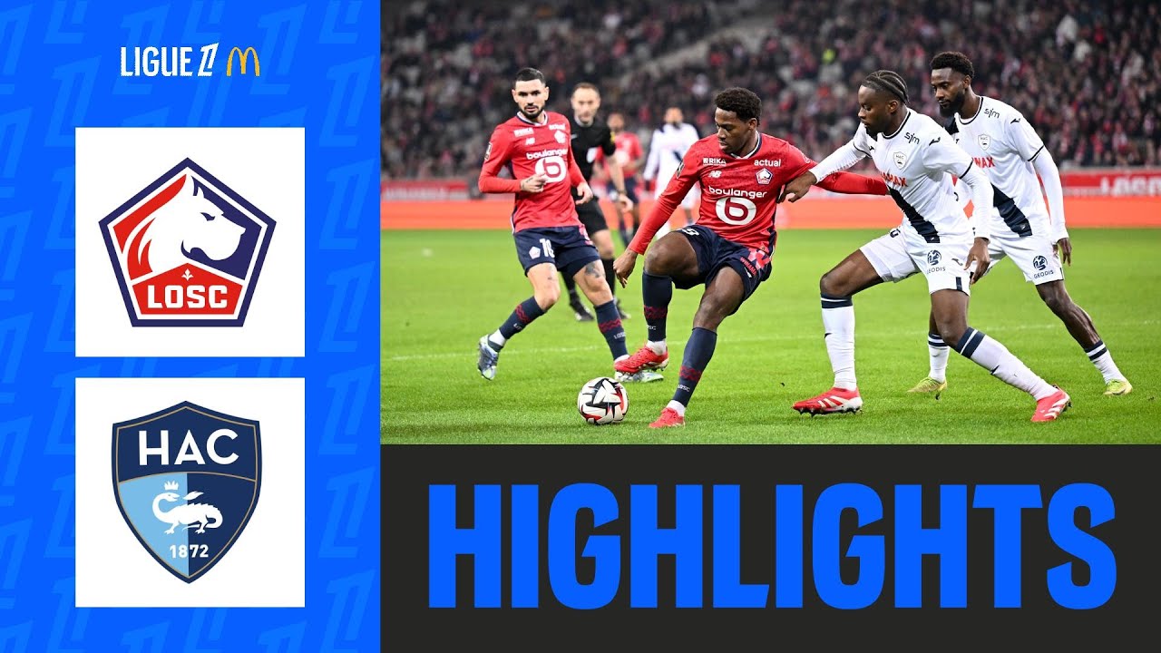 LILLE LOSC - HAVRE AC (1-2) - Week 21 - Ligue 1 McDonald's 24/25