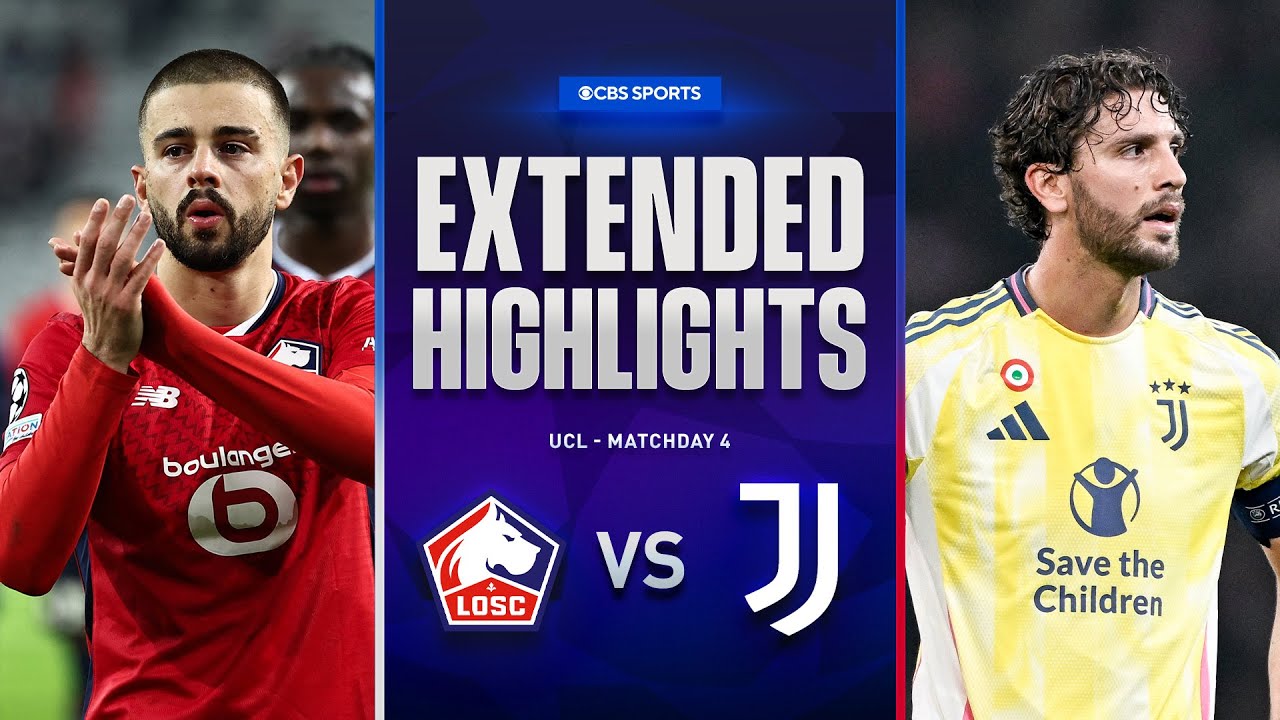 Lille vs. Juventus: Extended Highlights | UCL League Phase MD 4 | CBS Sports Golazo