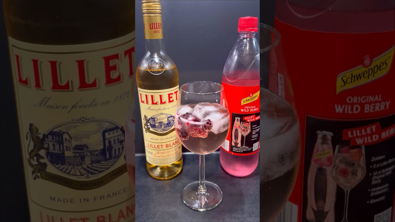 Lillet Wild Berry #cocktail #lilletwildberry #shorts