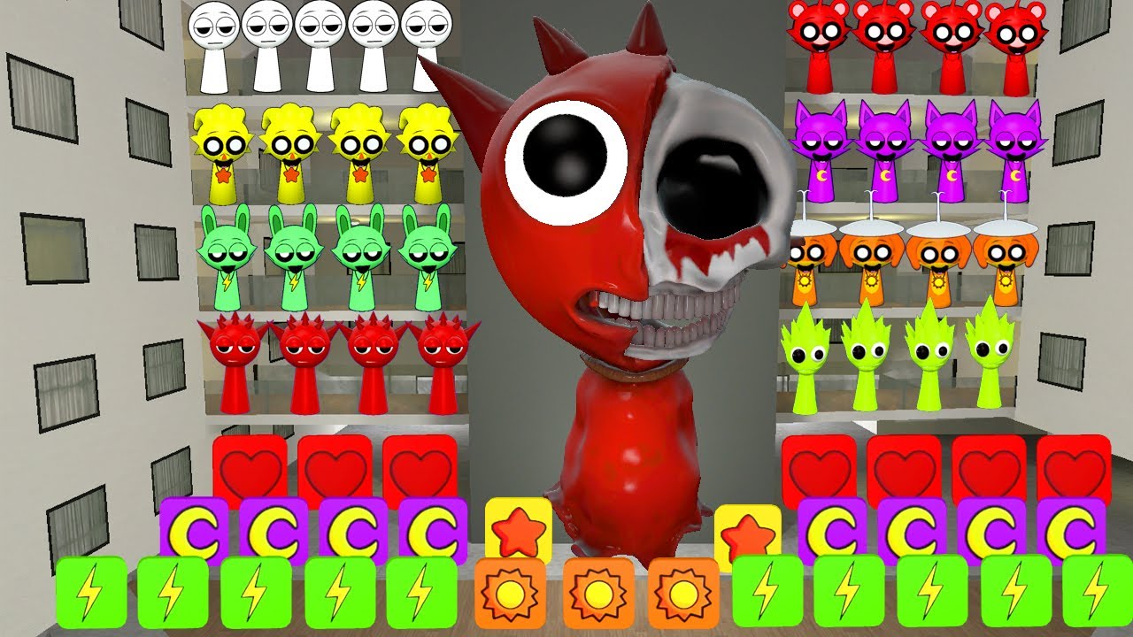 LIMINAL HOTEL ALL INCREDIBOX SPRUNKI SONG FAMILY SPARTAN KICKING in Garry's Mod !