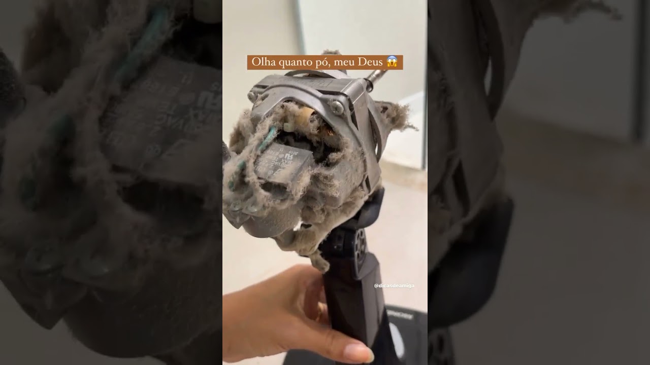 Limpeza do motor do ventilador ✨ vocês costumam limpar assim? Me conta aqui nos comentários 👇🏽👇.