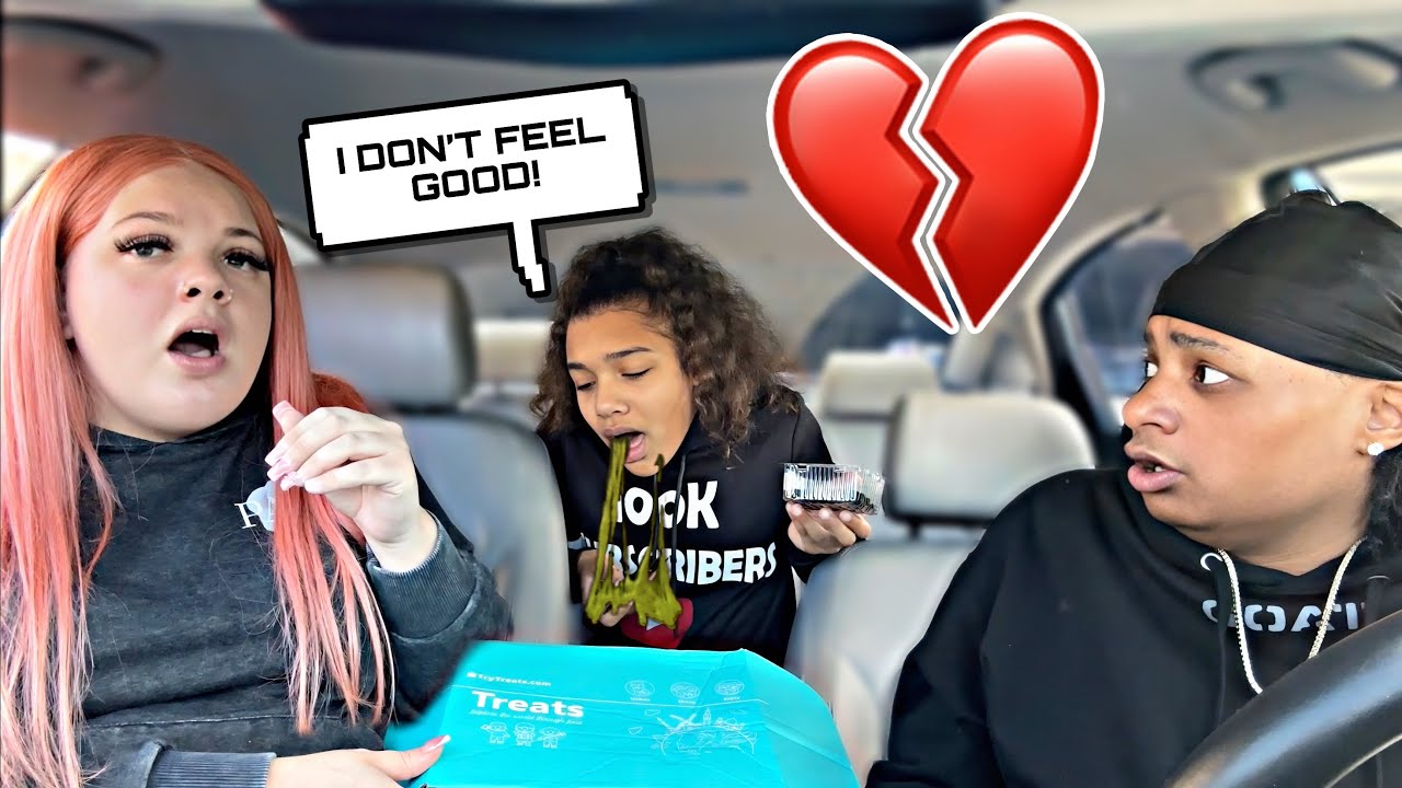 LINA GOT REALLY SICK...🤒 SNACK BOX REVIEW!!!