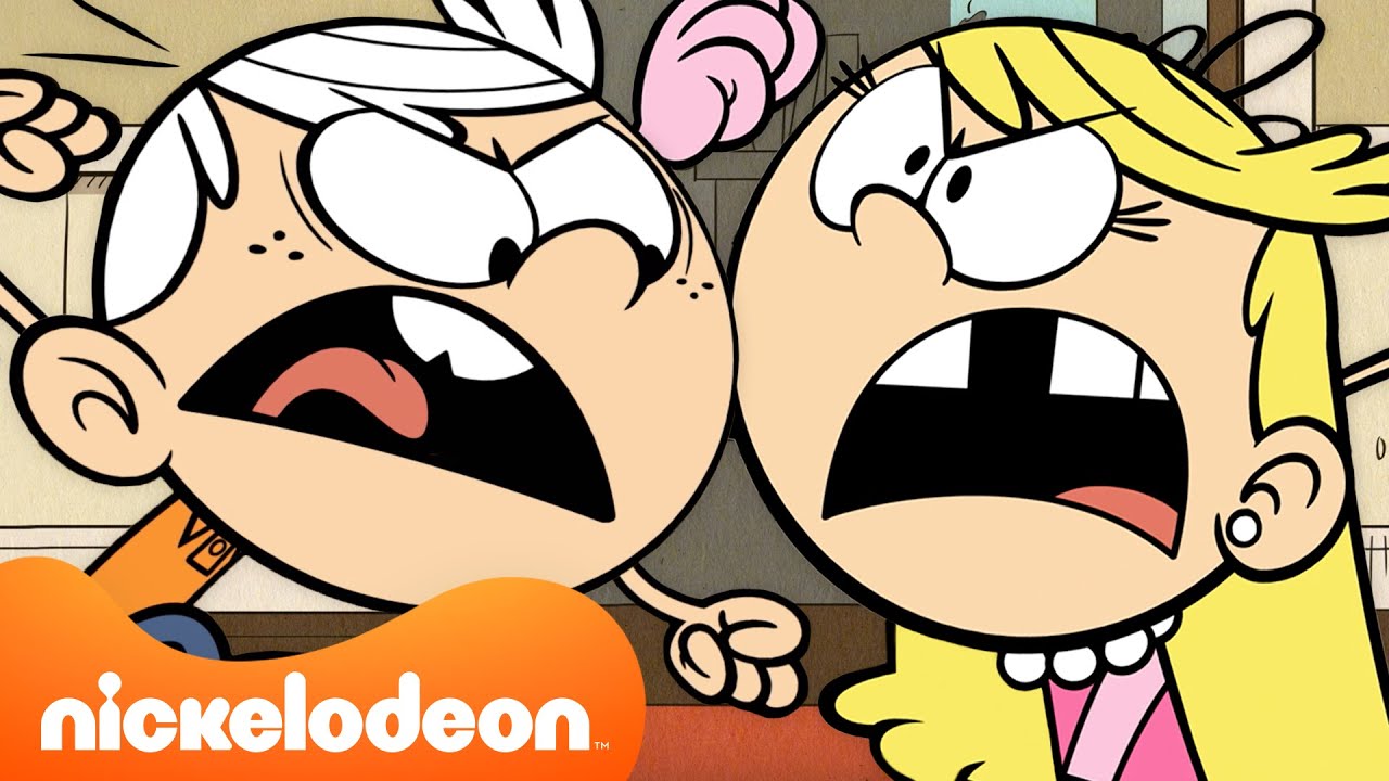 Lincoln Fighting EVERYONE in the Loud House for 60 Minutes Straight 💥 | @Nicktoons