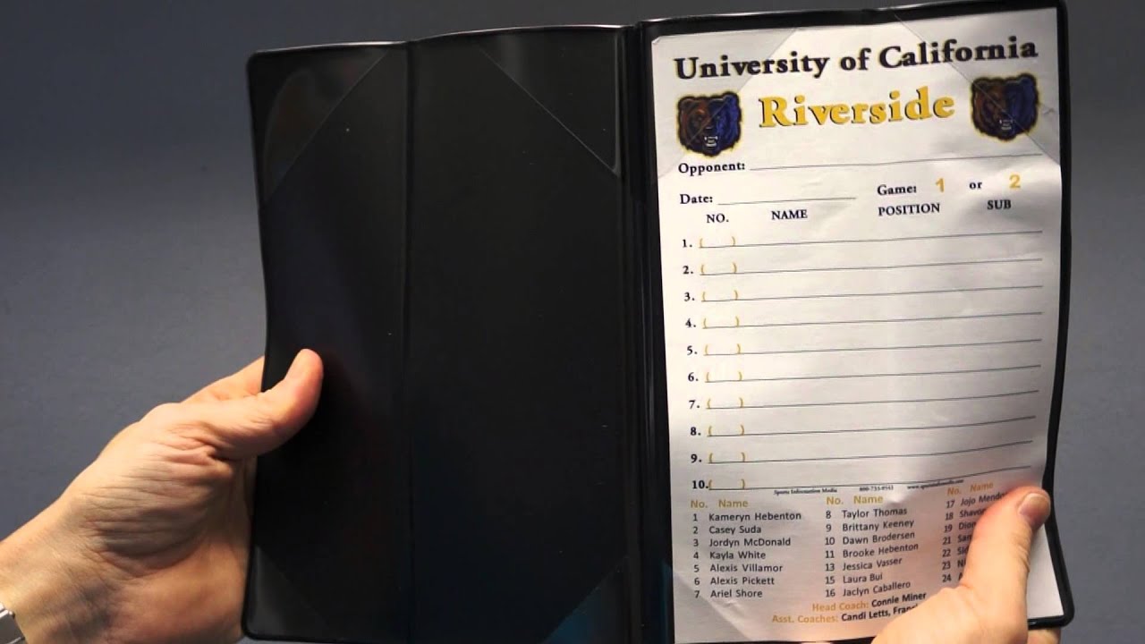 Lineup Card Holder