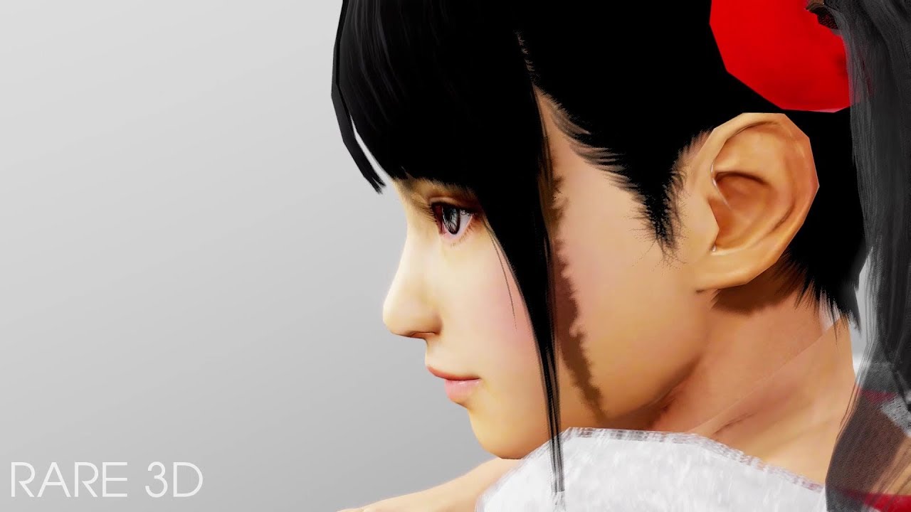 Ling Xiaoyu Tekken 7 Santa Outfit 3D Model