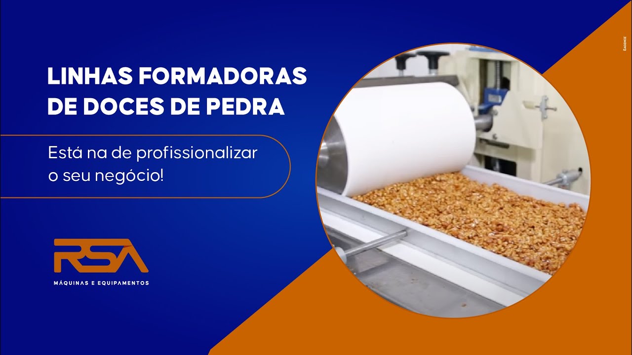 Linha formadora de doces de pedra - Pé de Moleque R-LCF
