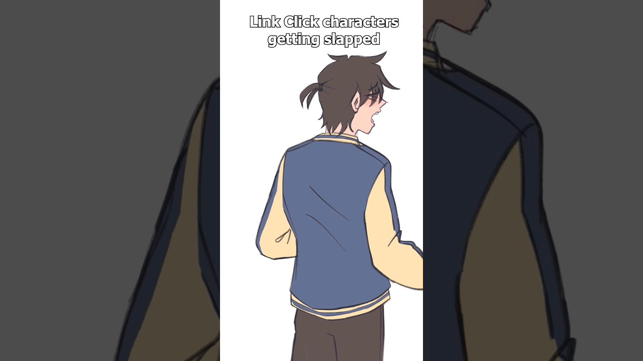 Link Click characters getting slapped #linkclick #Linkclickmemes #shiguangdailiren