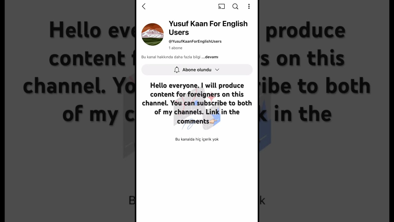 Links in the comments. @YusufKaanForEnglishUsers