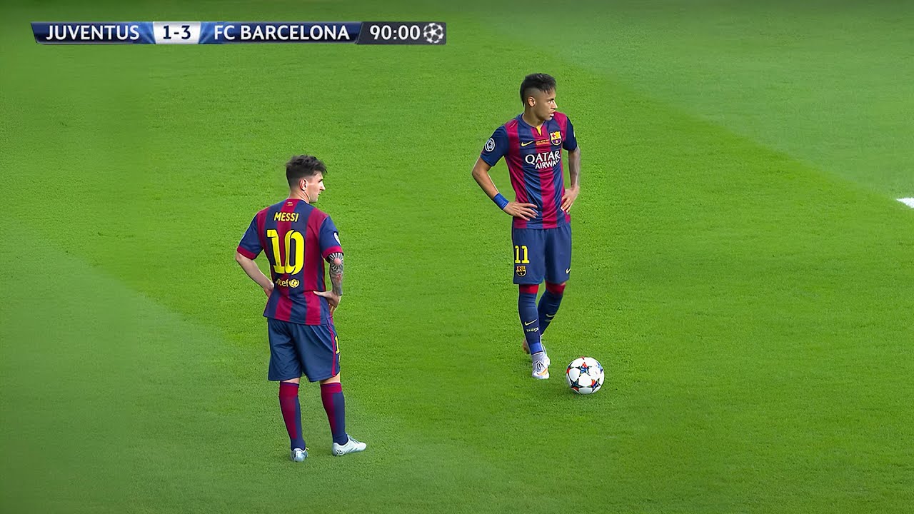 Lionel Messi & Neymar Jr MASTERCLASS in the Last Barcelona UCL Final