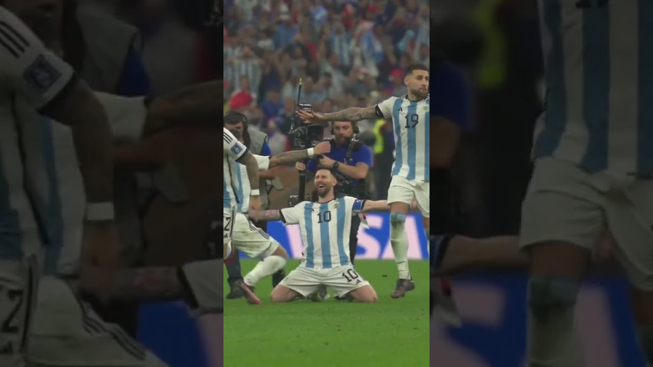 Lionel Messi'nin dünya şampiyonu olduğu o an